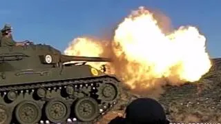 M18 Hellcat TANK DESTROYER  - LIVE FIRE -  GREAT SOUNDS!