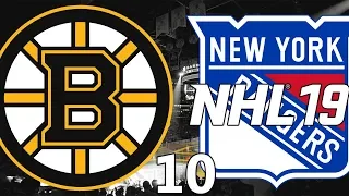 NHL 19 - Franchise Mode - ROUND 1/NEW YORK R - Boston Bruins Ep 10 (2019)