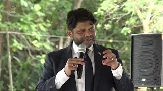 Fijian Attorney General, Aiyaz Sayed-Khaiyum holds a budget consultation at Loa Village, Cakaudrove.