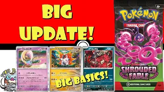 Big Shrouded Fable Update! Legendary Big Basics Revealed! (Pokémon TCG News)