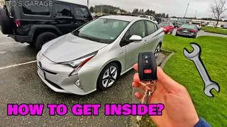 How to Open Toyota Prius with a Dead Battery! Not so Easy!