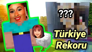 Minecraft'ta devasa CELLAT36 heykeli yapmışke 💋💅🏽 //nurdisina