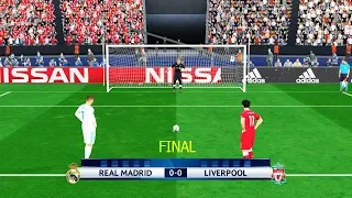 Final Real Madrid vs Liverpool 2018 | Penalty Shootout | UEFA Champions League (UCL) | Pes Gameplay