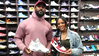 WWE'S Bianca Belair and Montez Ford Go Shopping For Sneakers With CoolKicks