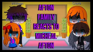 Afton Family reacts to Michael Afton|Gacha Club| Demi Berri