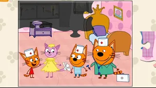 ТРИ КОТА СОБИРАЕМ ПАЗЛЫ ДЛЯ ДЕТЕЙ THREE CATS COLLECT PUZZLES FOR CHILDREN