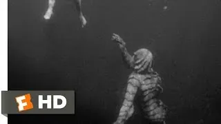 Creature from the Black Lagoon (4/10) Movie CLIP - Underwater Stalking (1954) HD