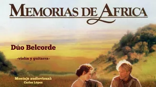 BSO MEMORIAS DE ÁFRICA. Dúo Belcorde