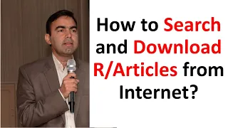 How to search and download Research Articles from Internet. step by step like 1 2 3