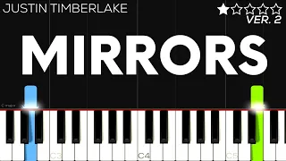 Justin Timberlake - Mirrors | EASY Piano Tutorial