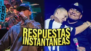 Las RESPUESTAS más RÁPIDAS💨🚀| CONTESTACIONES INSTANTÁNEAS en Batallas de rap!