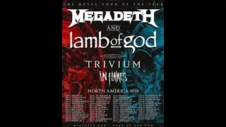Megadeth announce tour with Lamb Of God, Trivium and In Flames Metal Tour Of The Year!