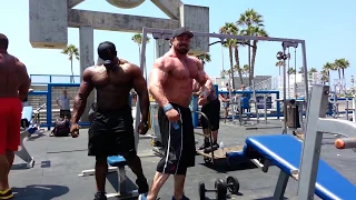 SUPERMUTANTS Ron Partlow & Renaldo Gairy take over The Muscle Beach Pit