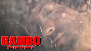 'Does Rambo Survive Fiery Chopper Fight?' Scene | Rambo: First Blood Part II