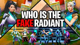 6 Radiant Players VS 1 Fake Radiant | Valorant Odd Man Out