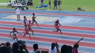 Women's 100m Section 3 Prelim Miramar Invitational Ansin Sports Complex Miramar, FL