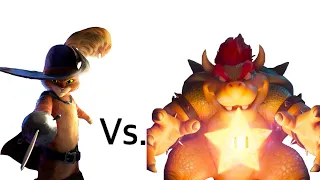 Puss in boots vs Bowser (request)