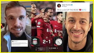 89' MATIP GOAL CRAZY REACTIONS - LIVERPOOL 2-1 AJAX -  FOOTBALL WORLD | THIAGO, SALAH, KUDUS GOALS