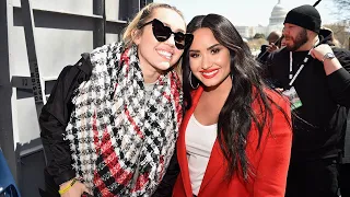 It's A Party In The UFO! Miley Cyrus And Demi Lovato Dish On Their Extraterrestrial Experiences