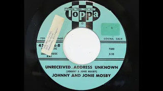 Johnny And Jonie Mosby - Unreceived, Address Unknown (Toppa 1034)