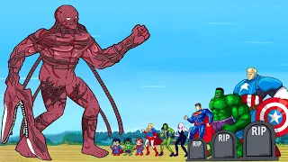 SUPERHERO's Story - VECNA Stranger Things vs CAPTAIN AMERICA, HULK, SUPERMAN & Rescue KID SPIDER MAN
