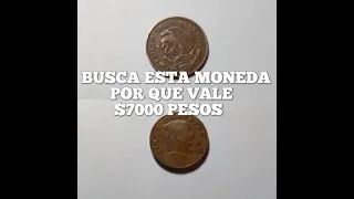 Moneda 5 Centavos de 1954 a 1969 Josefa Ortiz de Dominguez