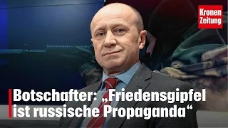 Botschafter: „Friedensgipfel in Wien ist russische Propaganda“ I krone.tv NEWS