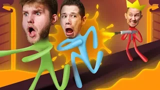 WHO'S THE KING OF LAVA WEAPONS? | Stick fight: The Game [Ep 2]