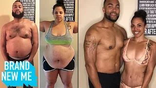 Couple Goals: Our 1 Year Body Transformation Losing 220lbs | BRAND NEW ME