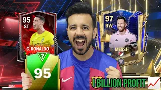 No Way ! I Packed Ultimate Messi & Rivals Ronaldo From 95 Exchanges & Made 1 Billion Coins 🤑