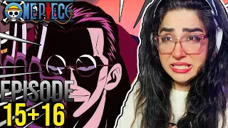 He's a MONSTER! One Piece Ep 15-16 Reaction