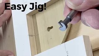 How to make a keyhole router bit jig