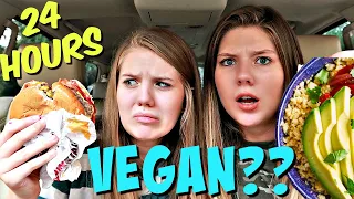 Going Vegan for 24 HOURS || Taylor & Vanessa