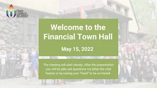 Financial Town Hall - May 15, 2022