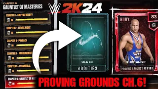 *PROVING GROUNDS UPDATE* CHAPTER 6 COMPLETE! | WWE2K24 MyFACTION Pack Rewards