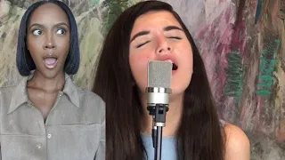 FIRST TIME REACTING TO | ANGELINA JORDAN "ALL OF ME" COVER REACTION