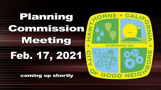 Planning Commission Meeting 2/17/2021