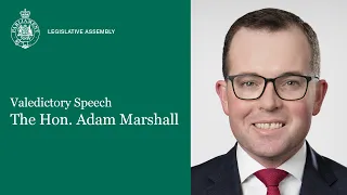 Valedictory Speech - The Hon. Adam Marshall, Member for Northern Tablelands