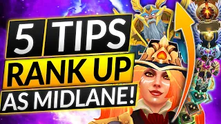 5 TIPS to CARRY from MIDLANE at ANY RANK - 100% BROKEN MID TIPS - Dota 2 Guide