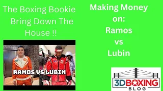 EASY MONEY!!! Make Money with The Boxing Bookie: Jesus Ramos vs Erickson Lubin