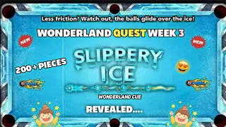WONDERLAND QUEST 3 | SLIPPERY ICE TABLE | WONDERLAND CUE PIECES 💯 | 8 BALL POOL | @Miniclip