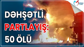 Yanacaqdaşıyan avtomobil aşdı, 50 nəfər öldü - Media Turk TV