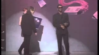 George Michael wins British Album presented by Robin Gibb | BRIT Awards 1991