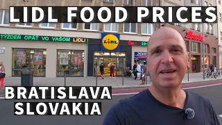 Are Lidl Supermarket Prices In Bratislava Slovakia Expensive Or Cheap?