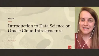 Elena Sunshine, Oracle, Presents Introduction to OCI Data Science