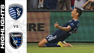 HIGHLIGHTS: Sporting Kansas City vs. San Jose Earthquakes | August 27, 2022