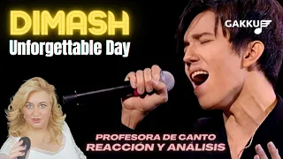 DIMASH REACTION | Unforgettable day Gakku | AWESOME | Singing Teacher Reaction and Analysis