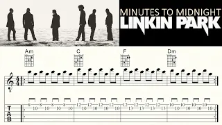 MINUTES TO MIDNIGHT | LINKIN PARK | 5 Intros/Riffs | Guitar Lesson | Sheet music & TABs