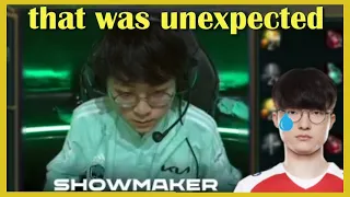 Showmaker Solo Bolos Faker in the LCK