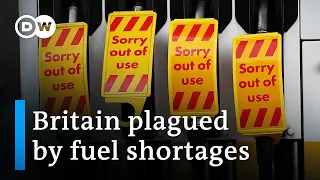 UK puts military tanker drivers on fuel delivery standby as 'precaution' | DW News